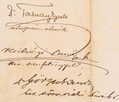 1900 Községjegyzői bizonyítvány 40x30 cm