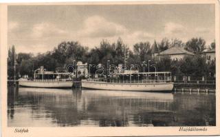 Siófok, Hajóállomás