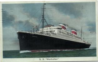 SS Manhattan (small tear)