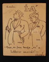 1923 I-Á, A Közgazdasági Egyetem írógéppel készített diáklapjának 6. száma, 7p
