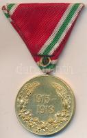 1938. Bolgár Háborús emlékmedál "1915-1918" mellszalaggal, a kitüntetéshez tartozik bolgár...