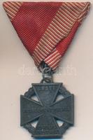 1916. "Károly-Csapatkereszt" cink kitüntetés mellszalaggal T:2,2-
Hungary 1916. "Karl...