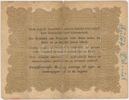 1849. 10Ft "Kossuth bankó" T:III-