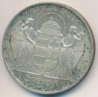 1939. 5P Ag "Horthy-balra" T:2 patina
Adamo P8.2