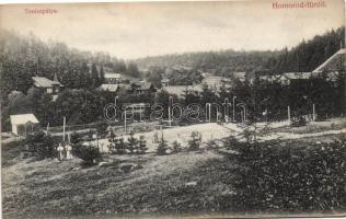 Homoródfürdő, teniszpálya / tennis court