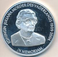Hollandia 2004. "I. Julianna holland királynő" Ag emlékérem eredeti adományozói dísztokban...