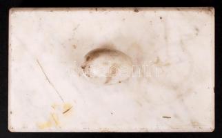 Márvány doboz tető, 16,5×10 cm