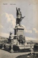 Segesvár, Petőfi szobor, Teutsch F. kiadása / statue (small tear)