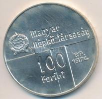 1974. 100Ft Ag "50 éves az MNB" T:BU Adamo EM45