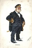 Admiral, K.u.K. marine B.K.W.I. 780-9. s: Carl Josef