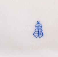 Herendi Rothschild mintás dobozka, kézzel festett, hibátlan, jelzett (koronás), 11×7,5 cm, m:4,5 cm/...