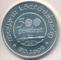 1992. 500Ft Ag "Szent László" T:BU