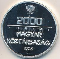 1998. 2000Ft Ag "UNICEF-A világ gyermekei" T:PP