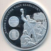 DN "A magyar pénz krónikája - Rabok legyünk vagy szabadok" Ag emlékérem (20g/0.999/38,61mm...