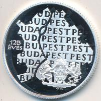 1998. 750Ft Ag "Budapest egyesítésének 125. évfordulója" tanúsítvánnyal T:PP 
Adamo EM149