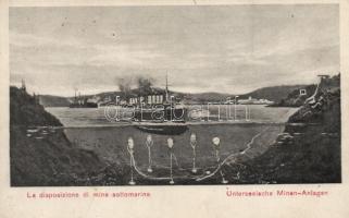 Unterseeische Minen-Anlagen / K.u.K. sea mines