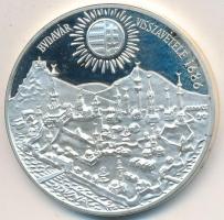1986. 500Ft Ag "Budavár visszavétele 1686" T:PP