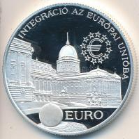 1997. 2000Ft Ag "Integráció az EU-ba-EURO I" T:PP