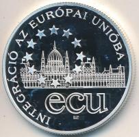 1995. 1000Ft Ag "Integráció az EU-ba-ECU" T:PP