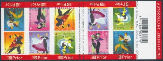 Dance stamp-booklet, Tánc bélyegfüzet