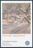 Christmas: winter paitnings stampbooklet, Karácsony: téli festmények bélyegfüzet