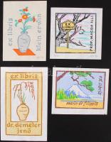 Peter F. Hosokawa: 4 db ex libris, 2 db jelzett