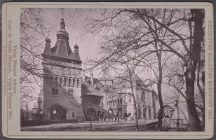1896 Az Ezredéves Kiállítás hivatalos fotó sorozat: Vajdahunyad vára 17x11 cm