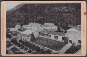 cca 1890 Herkulesfürdő Stengel fotó / Baile Herculeanum photo 17x11 cm