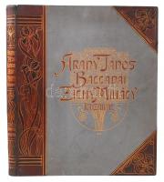 Arany János balladái - Zichy Mihály rajzaival.  Bp, é.n. (1880k.) Ráth Mór (Hornyánszky ny.) II.kötet 10 balladával, kőnyomatos illusztrációkkal. 90p. Nagyméretű, gyönyörű album. Dúsan aranyozott, szecessziós, félbőr kötésben, aranyozott lapszélekkel. (A gerinc kis helyen igényesen retaurált). 38x46 cm.