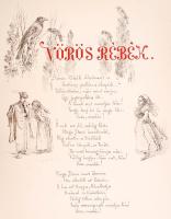 Arany János balladái - Zichy Mihály rajzaival.  Bp, é.n. (1880k.) Ráth Mór (Hornyánszky ny.) II.köte...