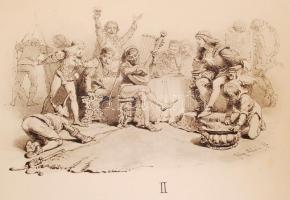 Arany János balladái - Zichy Mihály rajzaival.  Bp, é.n. (1880k.) Ráth Mór (Hornyánszky ny.) II.köte...