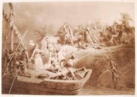 Arany János balladái - Zichy Mihály rajzaival.  Bp, é.n. (1880k.) Ráth Mór (Hornyánszky ny.) II.köte...