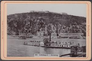 cca 1890 Budapest Gellért hegy Stengel fotó 17x11 cm