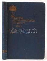 1943 Magyar folyamhajózási évkönyv. Kiadja a magyar kir. Folyam- és Tengerhajózási R. T. gr. Széchen...