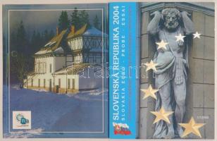 Szlovénia 2004. 1c,2c,5c,10c,20c,50c,1€,2€ próbaveretek, szettben, díszkiadásban...