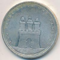 NSZK 1989J 10M Ag "800 éve a hamburgi kikötő" T:2
GFR 1989J 10 Mark Ag "800 Year-Port...