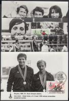 1980 Moszkvai Olimpiai Játékok 17 db fotó a versenyekről, a nyertes maygyar sportolókkal, CM-ként / ...