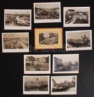 cca 1940 Dubrovnik, Belgrad 2 db fotósorozat / Photo series 13x10 cm