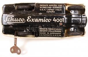 Antik német Schuco Examico 4001 felhúzható cabrió, hiányos de működőképes, fémlemez, több funkciós, ...