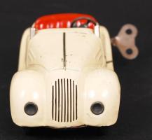 Antik német Schuco Examico 4001 felhúzható cabrió, hiányos de működőképes, fémlemez, több funkciós, ...