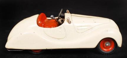 Antik német Schuco Examico 4001 felhúzható cabrió, hiányos de működőképes, fémlemez, több funkciós, ...