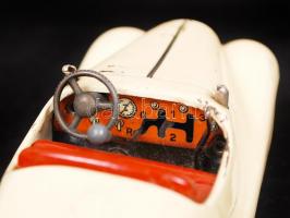 Antik német Schuco Examico 4001 felhúzható cabrió, hiányos de működőképes, fémlemez, több funkciós, ...