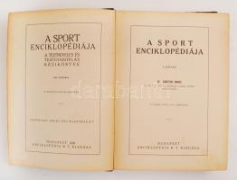 A sport enciklopédiája. I.-II. köt. Dr. Dréhr Imre előszavával. 52 táblával, 500 ábrával. Szerk. Pál...