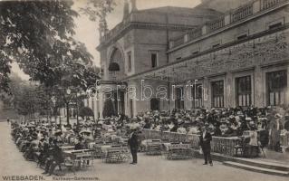 Wiesbaden, Kurhaus, Gartenseite / Spa, garden