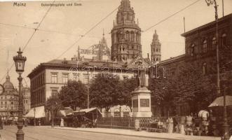 Mainz, Gutenbergplatz, Dom / Square, dome, Serie 538. No. 2. (fa)