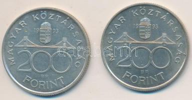 1993. 200Ft "MNB" (2x) T:2