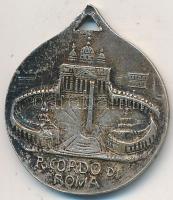 Olasz Államok / Pápai Állam ~1880. "XIII. Leó" Br emlékérem füllel (25mm) + ~1925. "X...