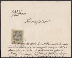 cca 1860-1900 11 db okmánybélyeges irat