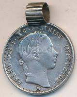 Osztrák Államok / Lombardia-Velence 1853M 1L "Ferenc József" függeszőkarikával T:2
Austria...