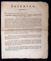 1828 Szalay Imre Jelesebb egyházi beszédeknek gyűjteménye c. könyvének beharangozója. 4 p.